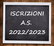 SCUOLE, ISCRIZIONI ANNO SCOLASTICO 2022/2023
